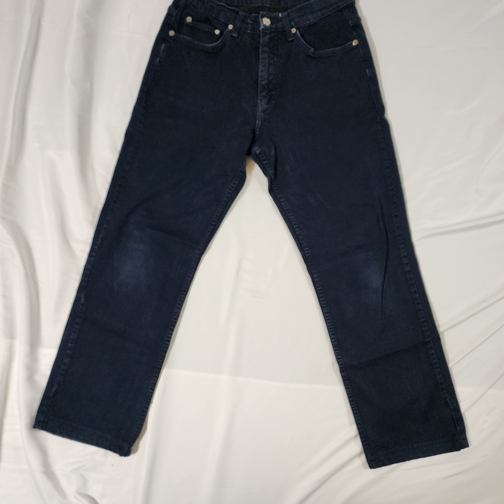 Johnwin jeans men's stretch dark wash